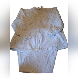 Vintage Sears Cottagecore Flannel Pj Set Size 38